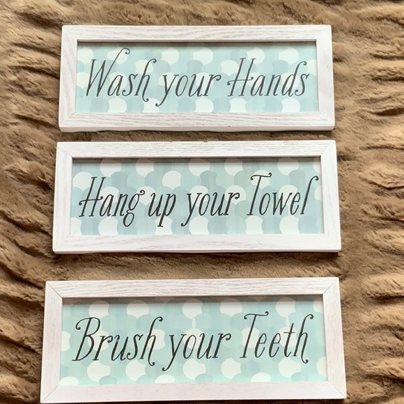 New View Gifts & Accessories Other - Bathroom Decor. “Wash your hands.” “Brush........